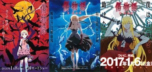 Kizumonogatari film anime 1