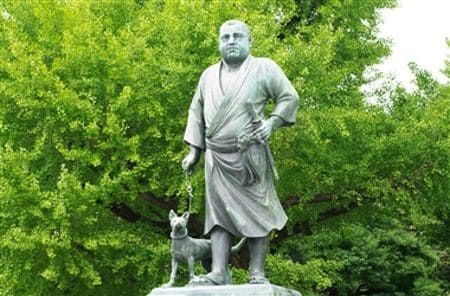 Saigo Takamori statue